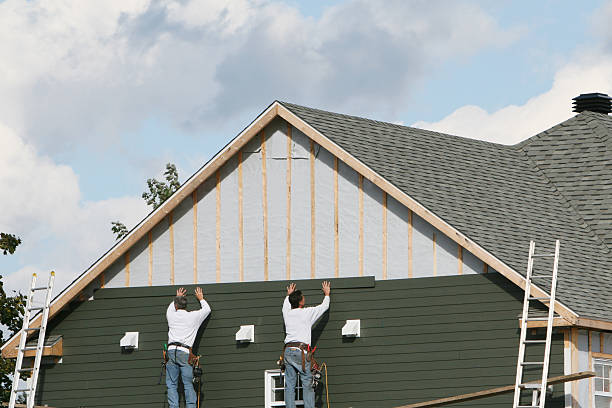 Professional Vinyl Siding technician working in Gambier, OH